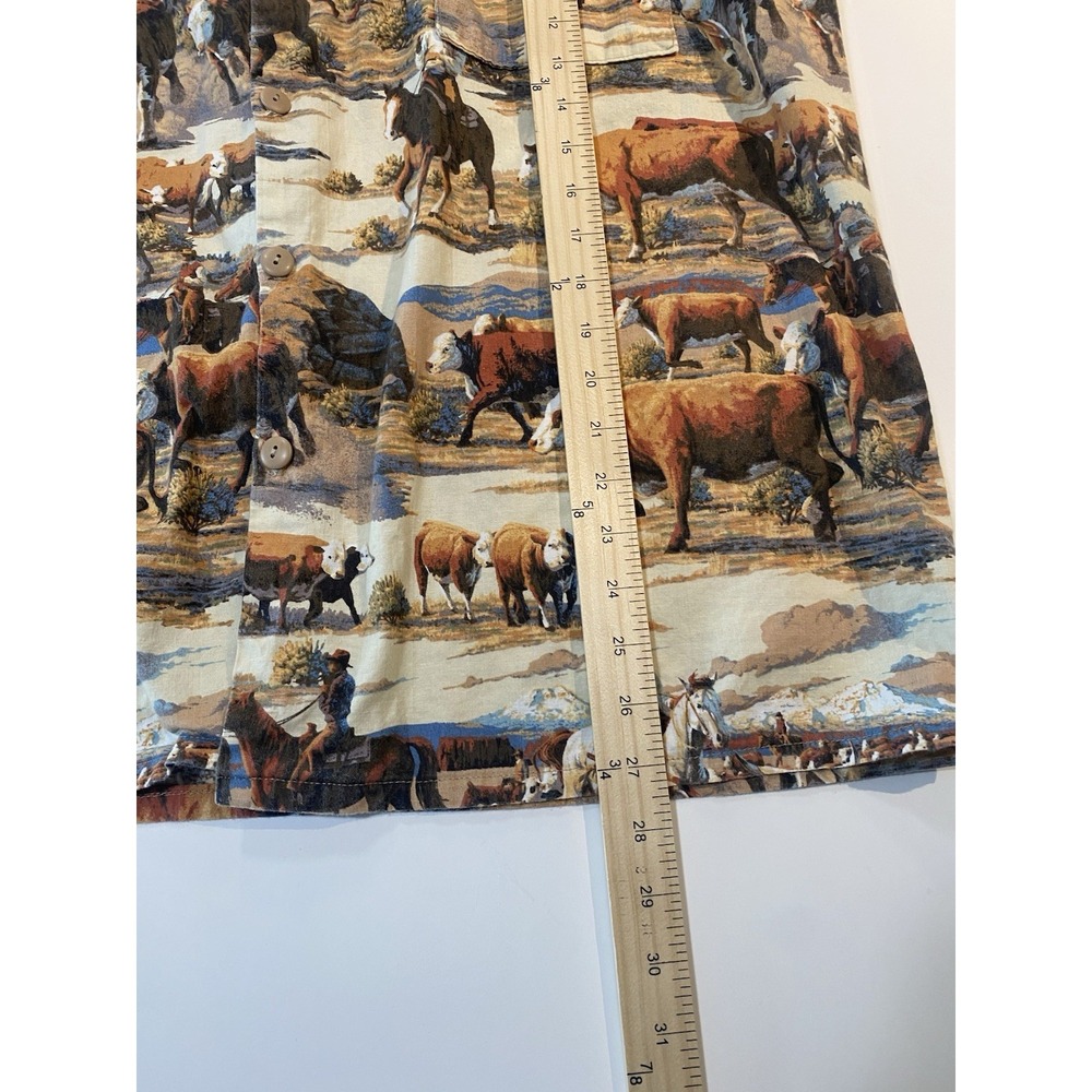Ranch Hereford Cattle Drive, Cowboy & Horse, Ranch Hand, Roping & Riding 5XL - Picture 8 of 10